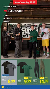 PARKSIDE Heren T-shirts aanbieding bij Lidl – geldig van 23.03.2026 t/m 29.03.2026