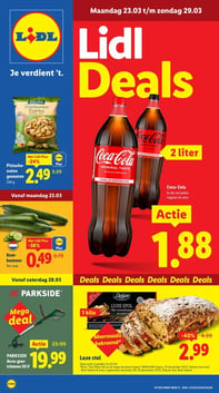 Coca-Cola aanbieding bij Lidl – geldig van 23.03.2026 t/m 29.03.2026