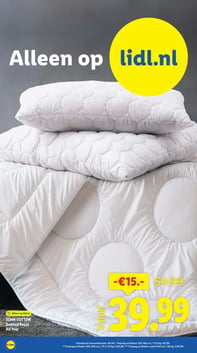 JOHN COTTON Dekbed Royal All Year aanbieding bij Lidl – geldig van 23.03.2026 t/m 29.03.2026
