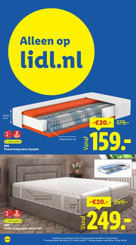 HN8 Pocketvering matras Dynamic aanbieding bij Lidl – geldig van 23.03.2026 t/m 29.03.2026