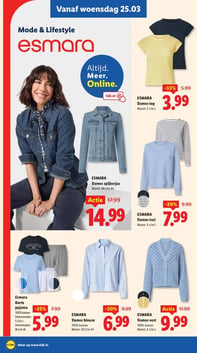 ESMARA Dames spijkerjas aanbieding bij Lidl – geldig van 23.03.2026 t/m 29.03.2026
