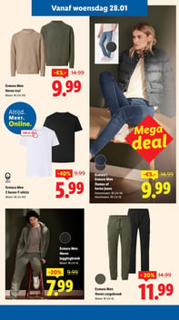 Esmara Men Heren cargobroek aanbieding bij Lidl – geldig van 26.01.2026 t/m 01.02.2026