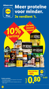 Proteïne-assortiment aanbieding bij Lidl – geldig van 26.01.2026 t/m 01.02.2026