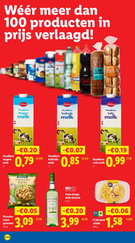 Milbona Houdbare magere melk aanbieding bij Lidl – geldig van 26.01.2026 t/m 01.02.2026