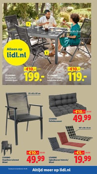 Ligbedkussen Valencia/ Miami aanbieding bij Lidl – geldig van 30.03.2026 t/m 05.04.2026
