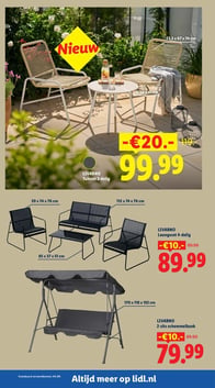 LIVARNO Tuinset 3-delig aanbieding bij Lidl – geldig van 30.03.2026 t/m 05.04.2026