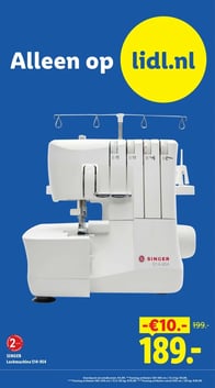 SINGER Lockmachine S14-954 aanbieding bij Lidl – geldig van 30.03.2026 t/m 05.04.2026