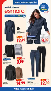 ESMARA Dames jeans aanbieding bij Lidl – geldig van 30.03.2026 t/m 05.04.2026