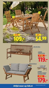 Tuintafel Sevilla aanbieding bij Lidl – geldig van 30.03.2026 t/m 05.04.2026