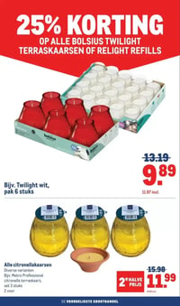 Alle citronellakaarsen aanbieding bij Makro – geldig van 08.04.2026 t/m 21.04.2026