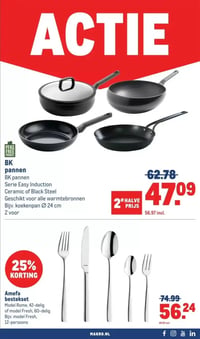 Amefa bestekset aanbieding bij Makro – geldig van 08.04.2026 t/m 21.04.2026