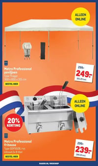 Metro Professional paviljoen aanbieding bij Makro – geldig van 08.04.2026 t/m 05.05.2026