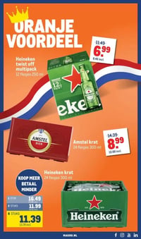 Amstel krat aanbieding bij Makro – geldig van 08.04.2026 t/m 05.05.2026