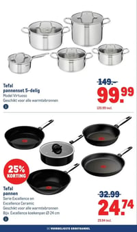 Tefal pannenset 5-delig aanbieding bij Makro – geldig van 08.04.2026 t/m 21.04.2026