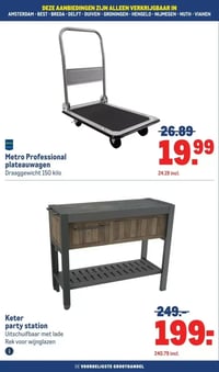Keter party station aanbieding bij Makro – geldig van 08.04.2026 t/m 21.04.2026