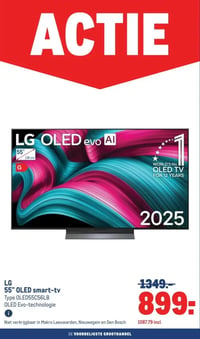 LG 55" OLED smart-tv aanbieding bij Makro – geldig van 08.04.2026 t/m 21.04.2026