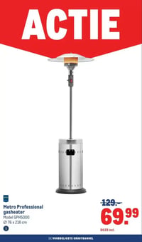 Metro Professional gasheater aanbieding bij Makro – geldig van 08.04.2026 t/m 21.04.2026