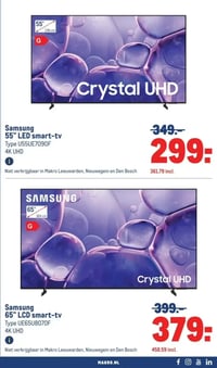 Samsung 65" LCD smart-tv aanbieding bij Makro – geldig van 08.04.2026 t/m 21.04.2026