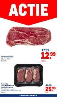 Horecalijn Zuid-Amerikaanse runderentrecote aanbieding bij Makro – geldig van 10.02.2026 t/m 16.02.2026
