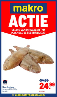 Noordzeetong aanbieding bij Makro – geldig van 10.02.2026 t/m 16.02.2026