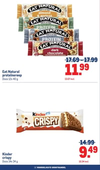 Eat Natural proteïnereep aanbieding bij Makro – geldig van 11.02.2026 t/m 24.02.2026
