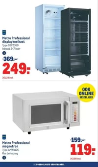 Metro Professional displaykoelkast aanbieding bij Makro – geldig van 11.02.2026 t/m 24.02.2026