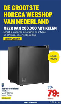 Metro Professional minibar aanbieding bij Makro – geldig van 11.02.2026 t/m 24.02.2026