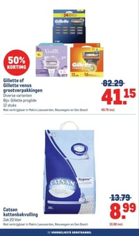 Gillette of Gillette venus grootverpakkingen aanbieding bij Makro – geldig van 11.03.2026 t/m 24.03.2026