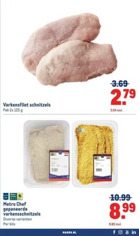 Metro Chef gepaneerde varkensschnitzels aanbieding bij Makro – geldig van 11.03.2026 t/m 24.03.2026