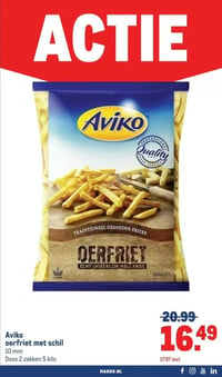 Aviko oerfriet met schil aanbieding bij Makro – geldig van 11.03.2026 t/m 24.03.2026