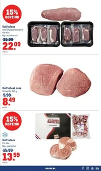 Kalfsteak rosé aanbieding bij Makro – geldig van 11.03.2026 t/m 24.03.2026