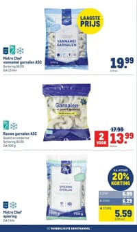 Rauwe garnalen ASC aanbieding bij Makro – geldig van 11.03.2026 t/m 24.03.2026