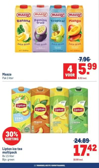 Lipton ice tea multipack aanbieding bij Makro – geldig van 11.03.2026 t/m 24.03.2026