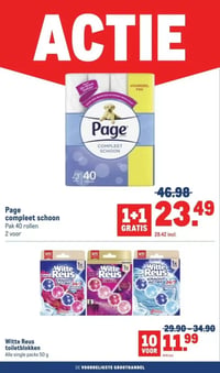 Witte Reus toiletblokken aanbieding bij Makro – geldig van 11.03.2026 t/m 24.03.2026