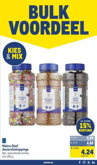 Metro Chef decoratietoppings aanbieding bij Makro – geldig van 11.03.2026 t/m 24.03.2026