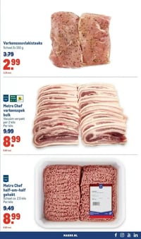 Varkenssouvlaki steaks aanbieding bij Makro – geldig van 14.01.2026 t/m 27.01.2026