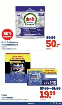 Dreft Professional vaatwastabletten aanbieding bij Makro – geldig van 14.01.2026 t/m 27.01.2026