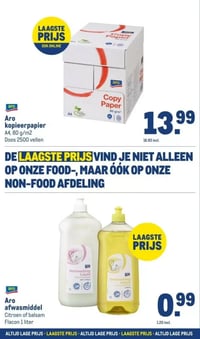 Aro kopieerpapier aanbieding bij Makro – geldig van 14.01.2026 t/m 31.12.2026