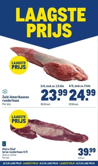 Metro Chef Ierse runderhaas 4/5 aanbieding bij Makro – geldig van 14.01.2026 t/m 31.12.2026