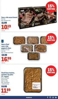 Stoofvlees hachee, goulash, kip pilav of -ragout aanbieding bij Makro – geldig van 14.01.2026 t/m 27.01.2026
