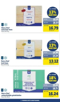 Metro Chef tosti kaas aanbieding bij Makro – geldig van 14.01.2026 t/m 27.01.2026