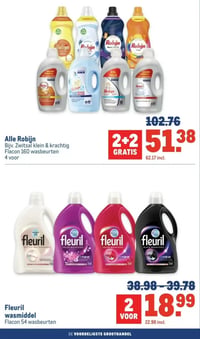 Fleuril wasmiddel aanbieding bij Makro – geldig van 14.01.2026 t/m 27.01.2026
