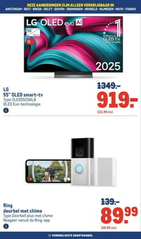 LG 55" OLED smart-tv aanbieding bij Makro – geldig van 14.01.2026 t/m 27.01.2026