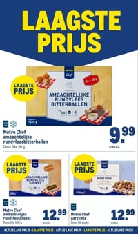 Metro Chef partymix aanbieding bij Makro – geldig van 14.01.2026 t/m 31.12.2026