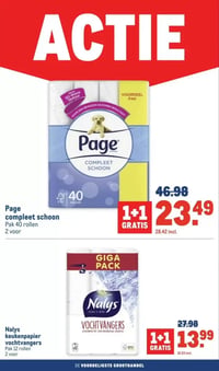 Nalys keukenpapier vochtvangers aanbieding bij Makro – geldig van 14.01.2026 t/m 27.01.2026