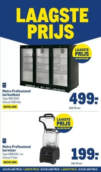 Metro Professional barkoelkast aanbieding bij Makro – geldig van 14.01.2026 t/m 31.12.2026