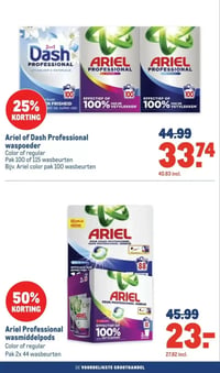 Ariel Professional wasmiddelpods aanbieding bij Makro – geldig van 14.01.2026 t/m 27.01.2026