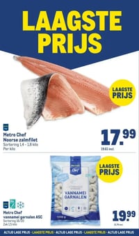 Metro Chef Noorse zalmfilet aanbieding bij Makro – geldig van 14.01.2026 t/m 27.01.2026