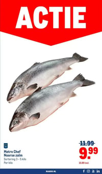 Metro Chef Noorse zalm aanbieding bij Makro – geldig van 21.04.2026 t/m 27.04.2026