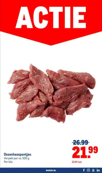 Ossenhaaspuntjes aanbieding bij Makro – geldig van 21.04.2026 t/m 27.04.2026